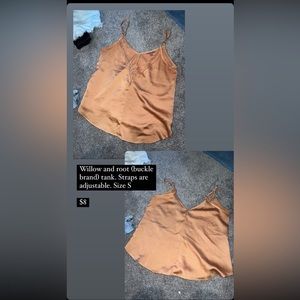 Buckle Silk Tank Top